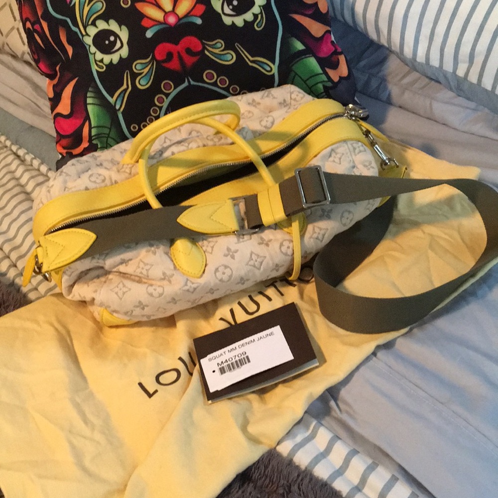 Louis Vuitton denim Jaune MM